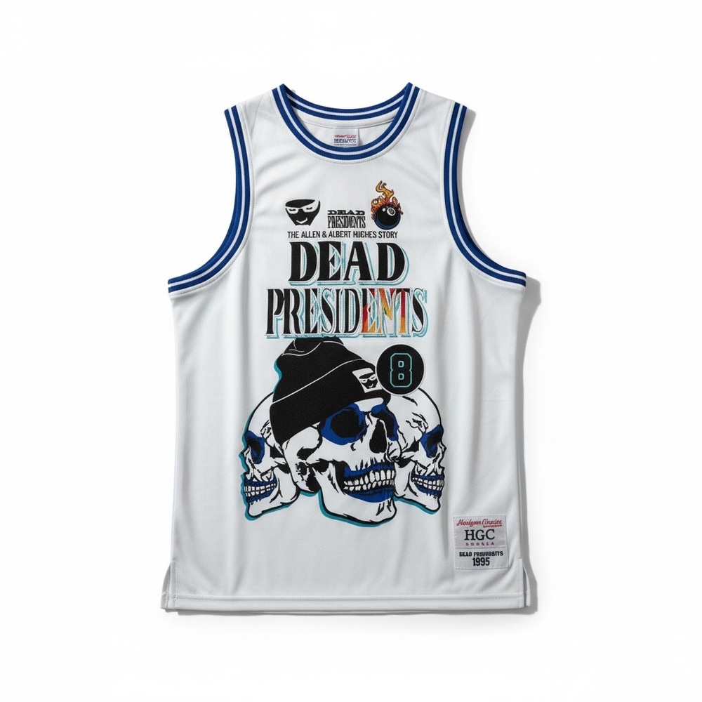 Dead Presidents Nostalgia White and Blue Kids Jersey